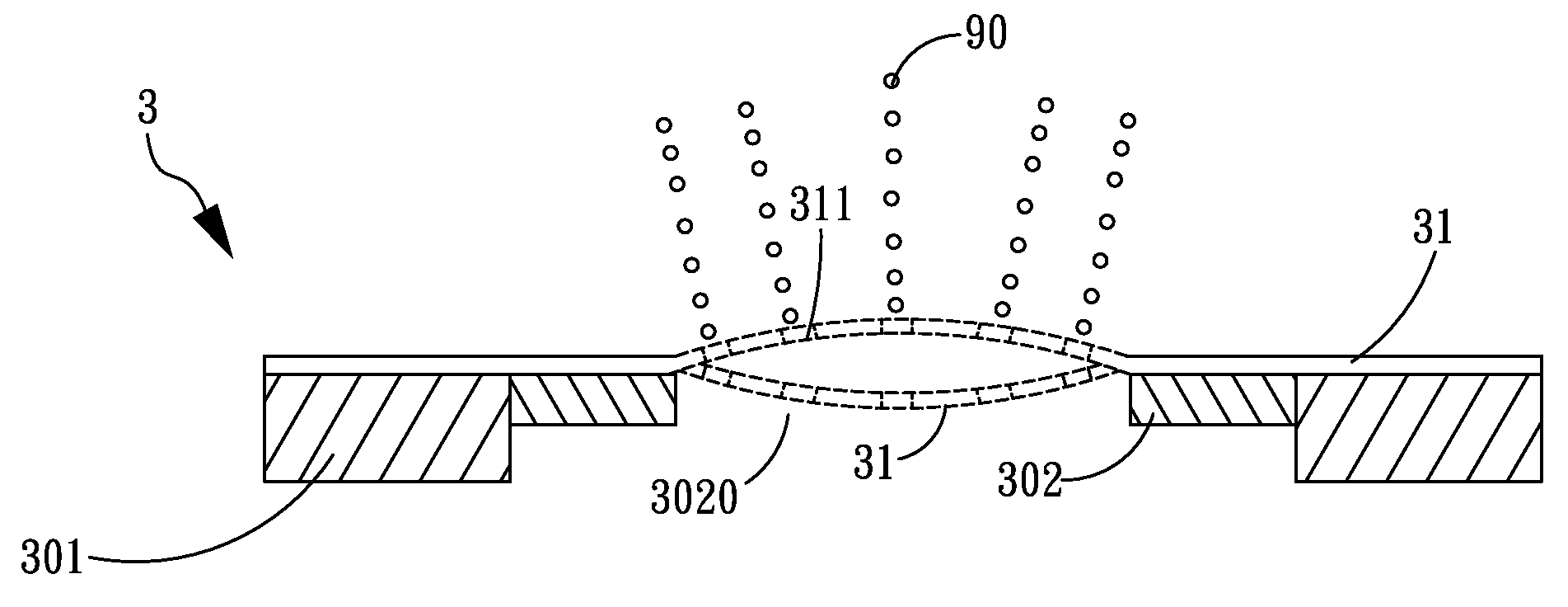 Medical liquid droplet apparatus