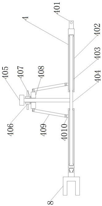 Adjustable disc buckle inclined rod