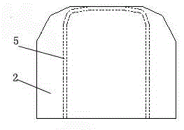 Novel module connecting structure of locomotive