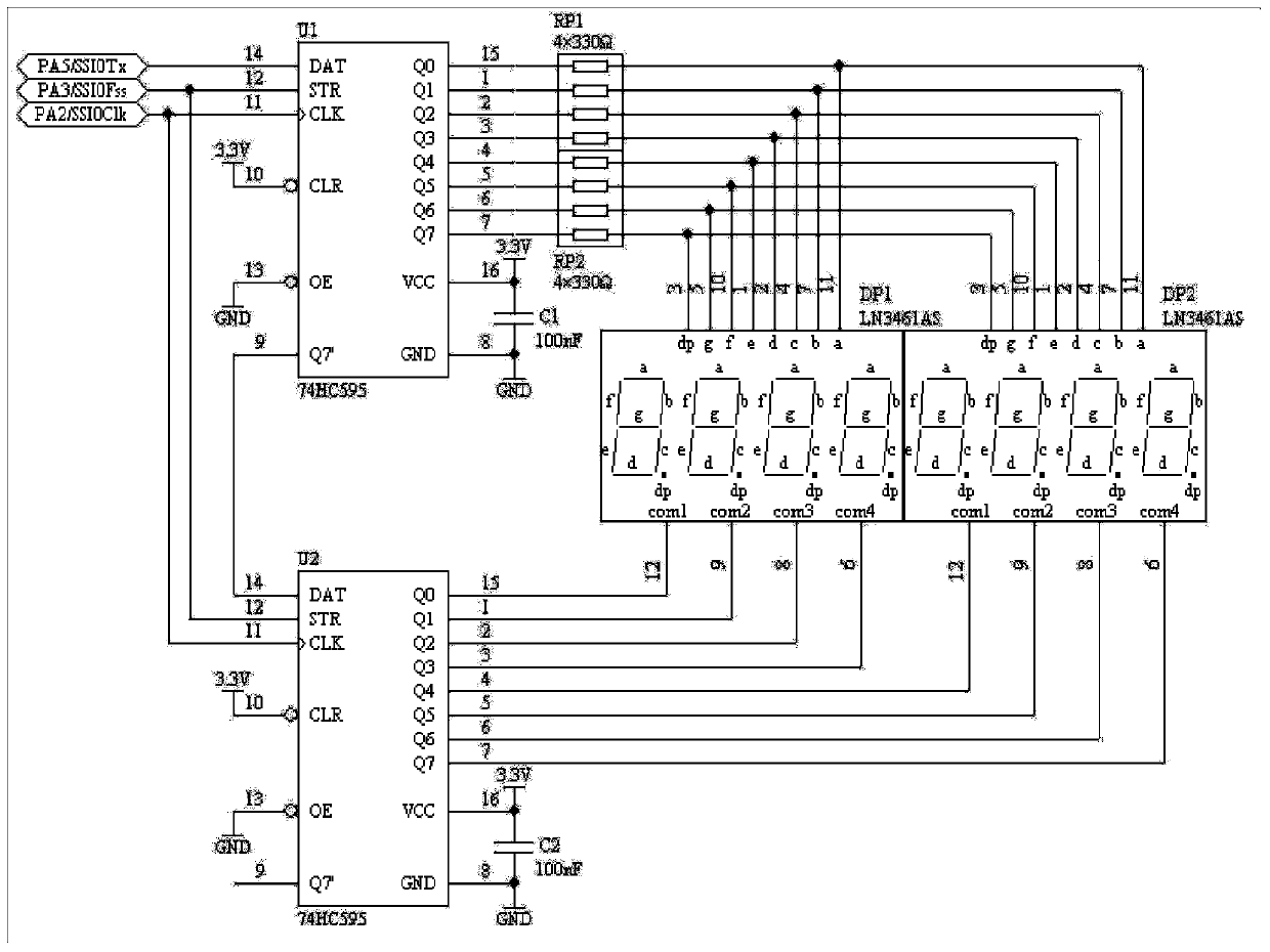 Speed and mileage measuring instrument based on single-chip microcomputer