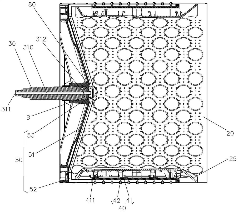 Washing machine cleaning device, washing machine and cleaning control method thereof