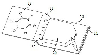 A deicing device for icing wind tunnel test