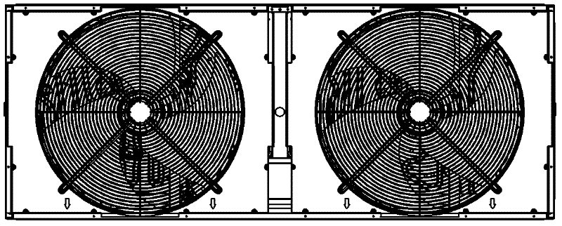 Outdoor unit for direct-current frequency conversion multi-connected air conditioner