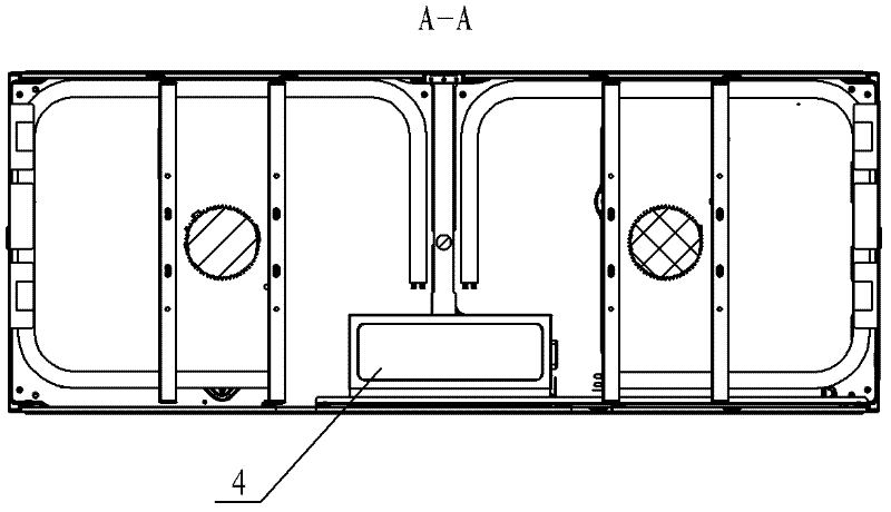 Outdoor unit for direct-current frequency conversion multi-connected air conditioner