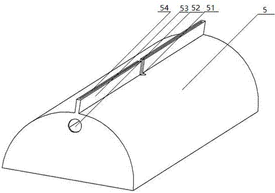 Liquid distribution mixing device used for plate shell type heat exchanger