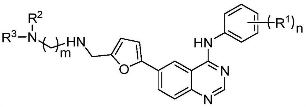 Dialkylaminoquinazoline compounds and their application in the preparation of antitumor drugs