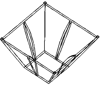 COTM (communication on the move) satellite communication dual polarization quadruple ridged horn array antenna