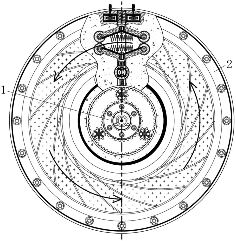 Winding device with mistaken touch function and used for emergency security and protection waterproof pipe