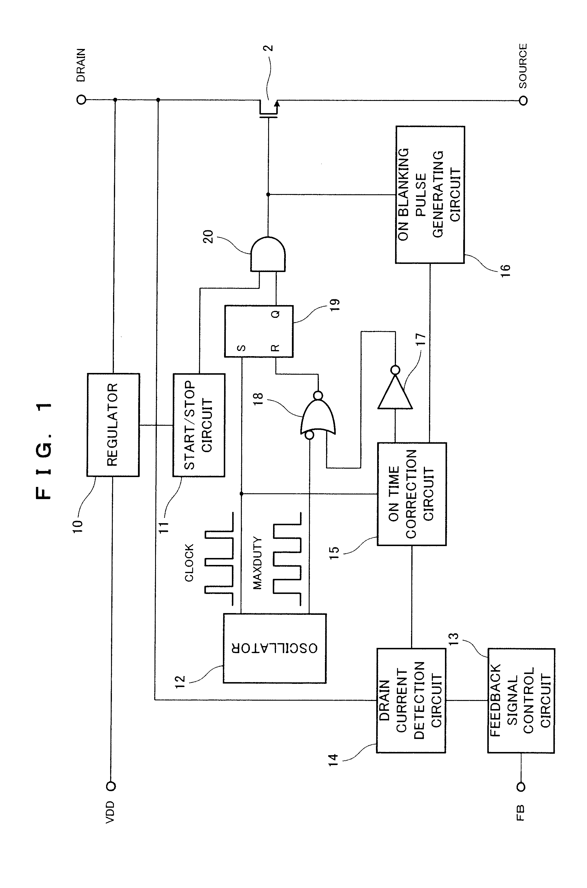 Switching power supply controller and semiconductor device used for the same