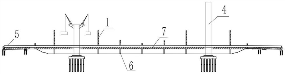 A space cable suspension bridge main cable construction auxiliary device and main cable construction method