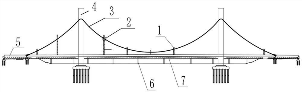 A space cable suspension bridge main cable construction auxiliary device and main cable construction method