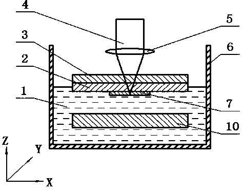 Machining device and machining method for enhancing sapphire laser back wet etching rate