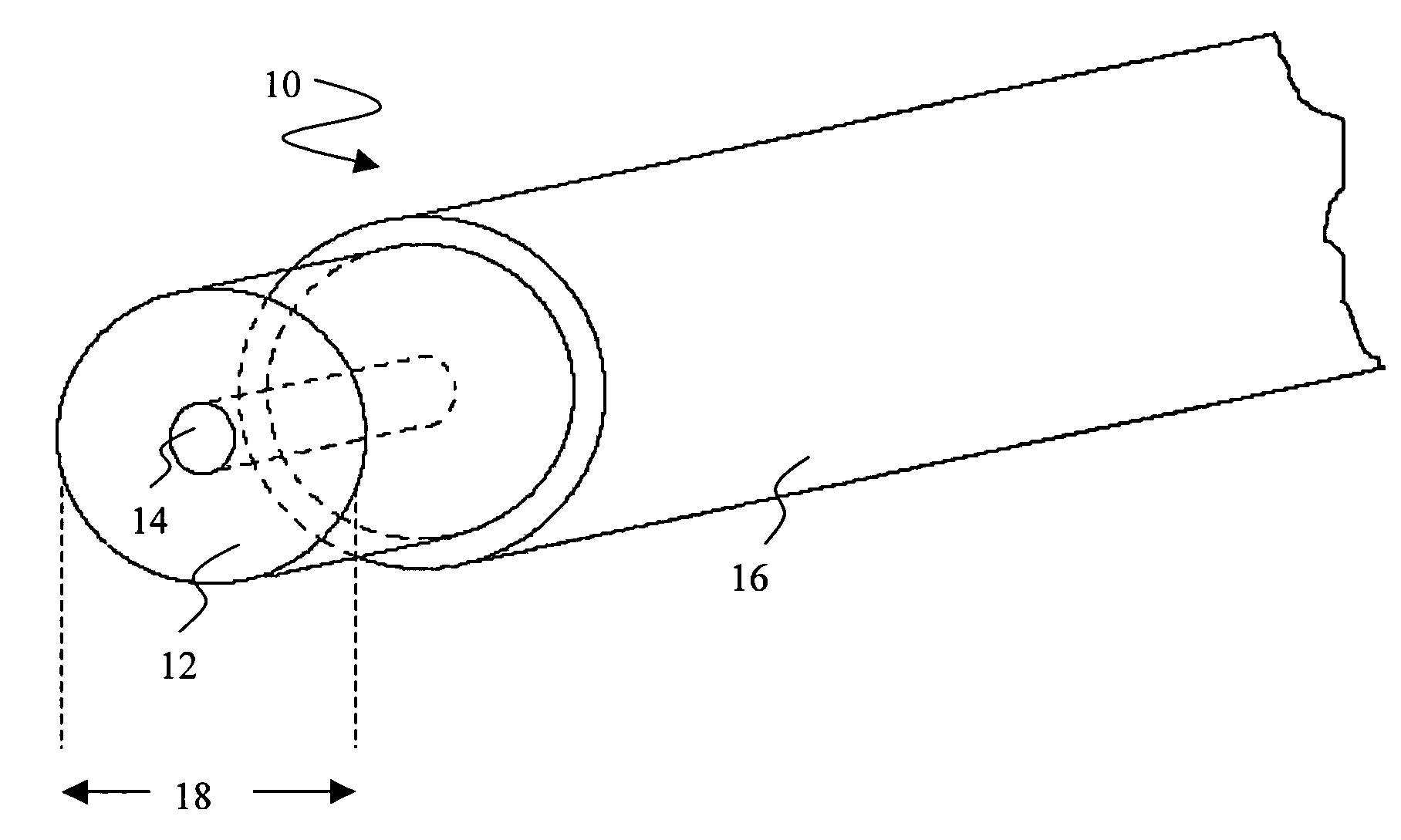 Piezoelectric ceramic fibers having metallic cores