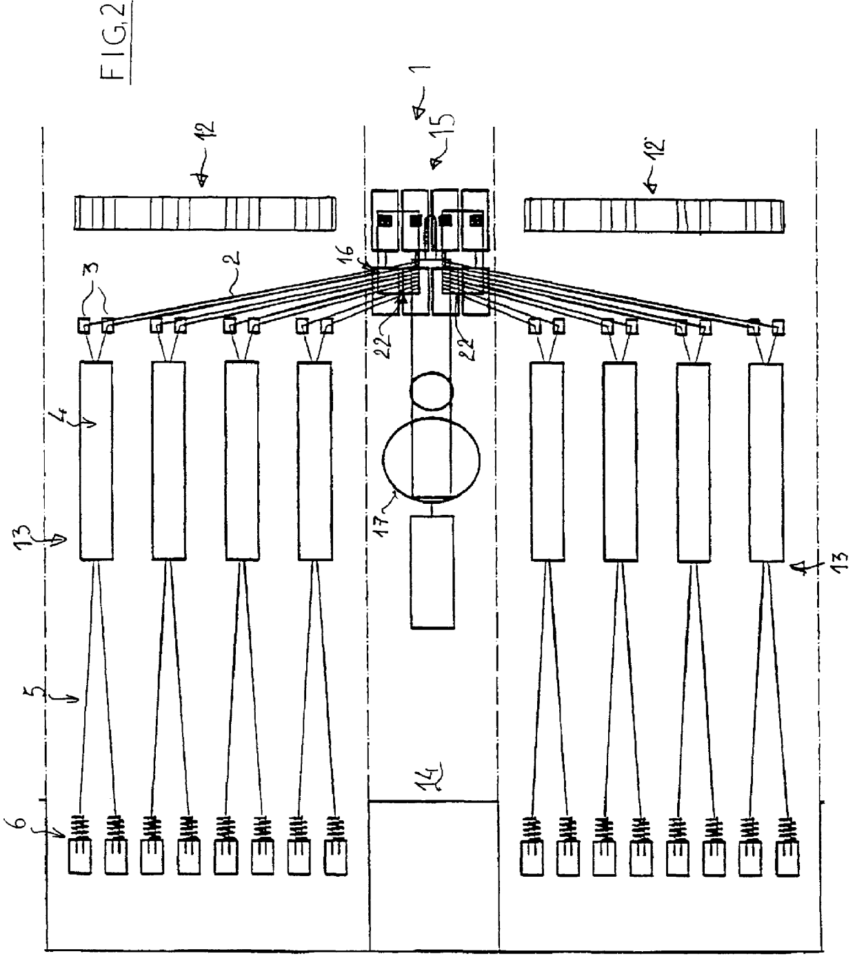 Machine for the spinning and texturing of threads by false twisting