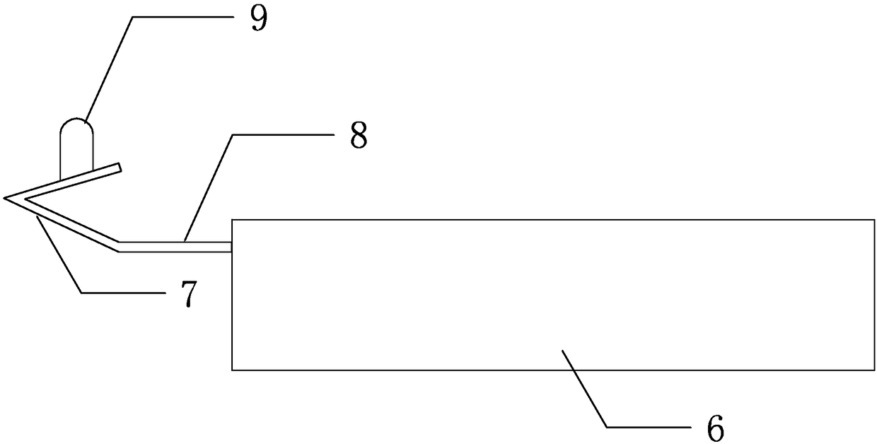 Movable type wave run-up precise measuring device