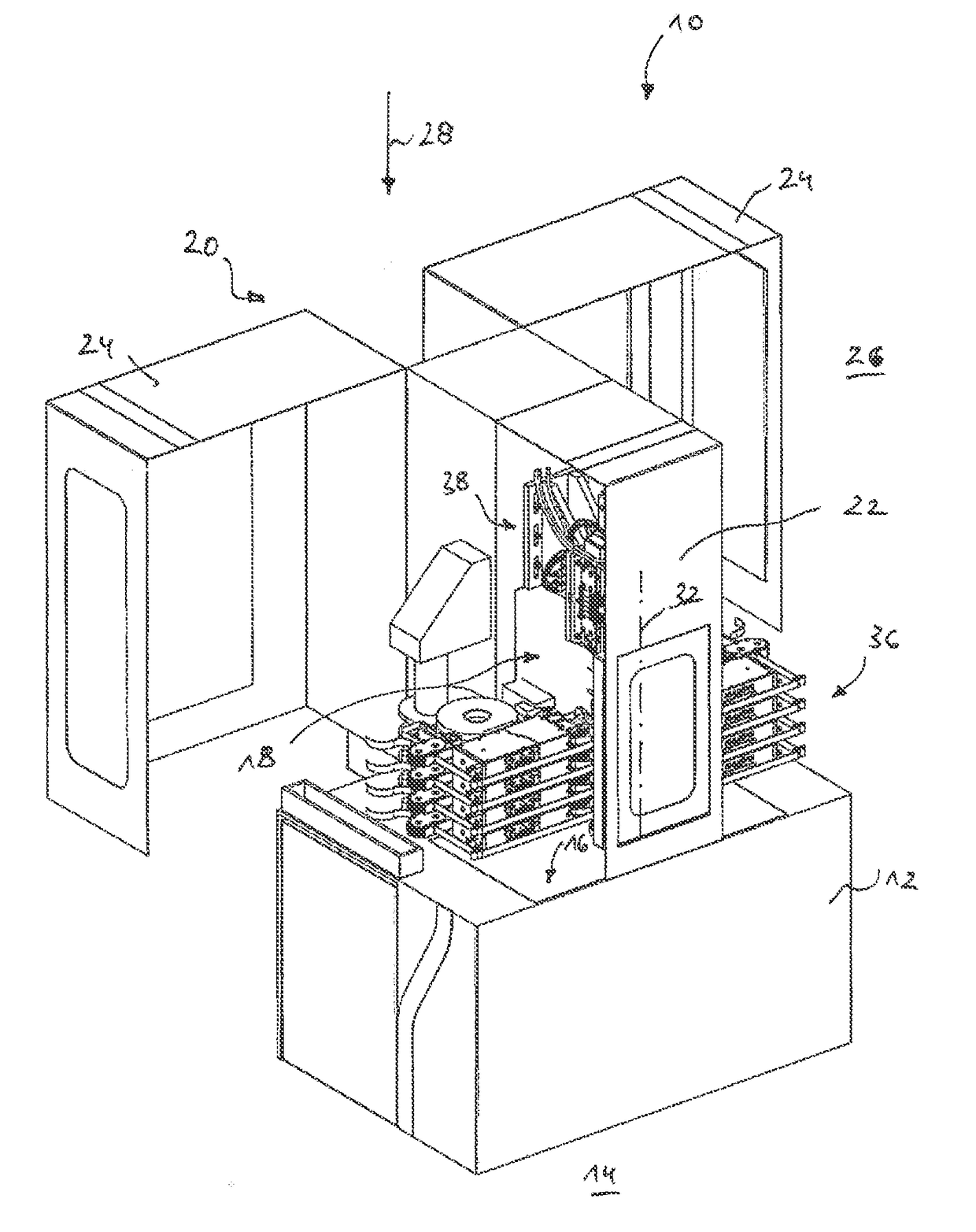 Finishing device