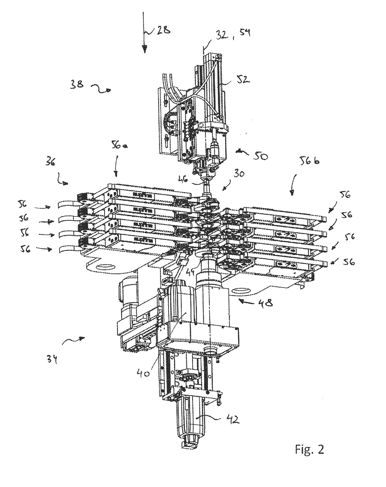 Finishing device