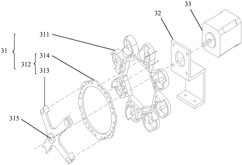 Automatic thread replacement device and embroidery machine