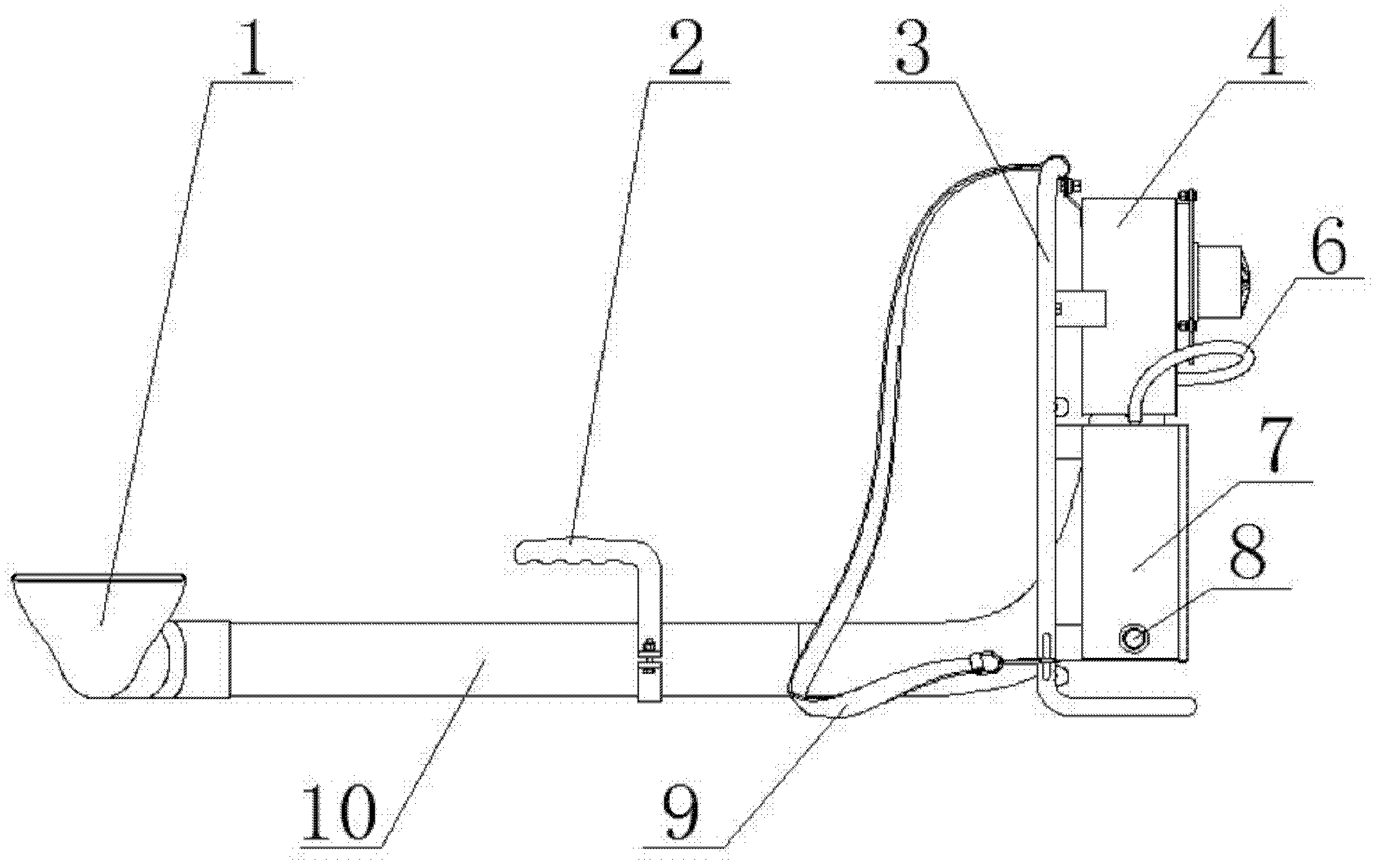 Blowing pollinator and method for using same to carry out blowing pollination