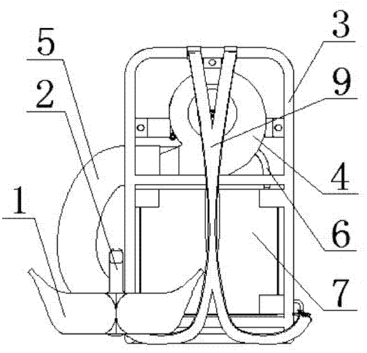 Blowing pollinator and method for using same to carry out blowing pollination