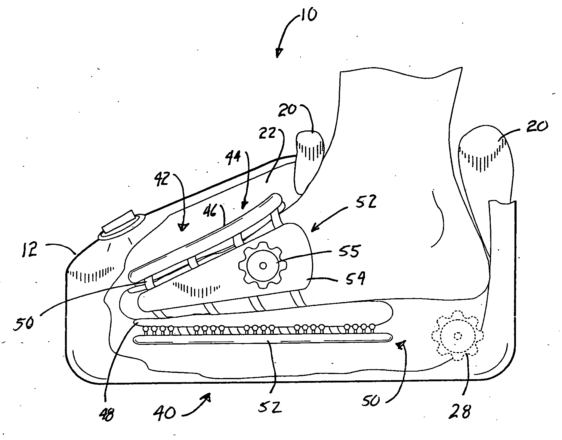 Foot massaging device which provides relief to various body parts through reflexology and method therefor