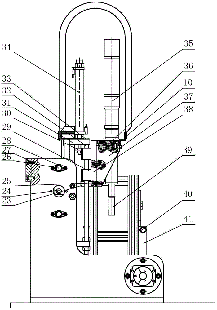 An electric caliper assembly assembly tool