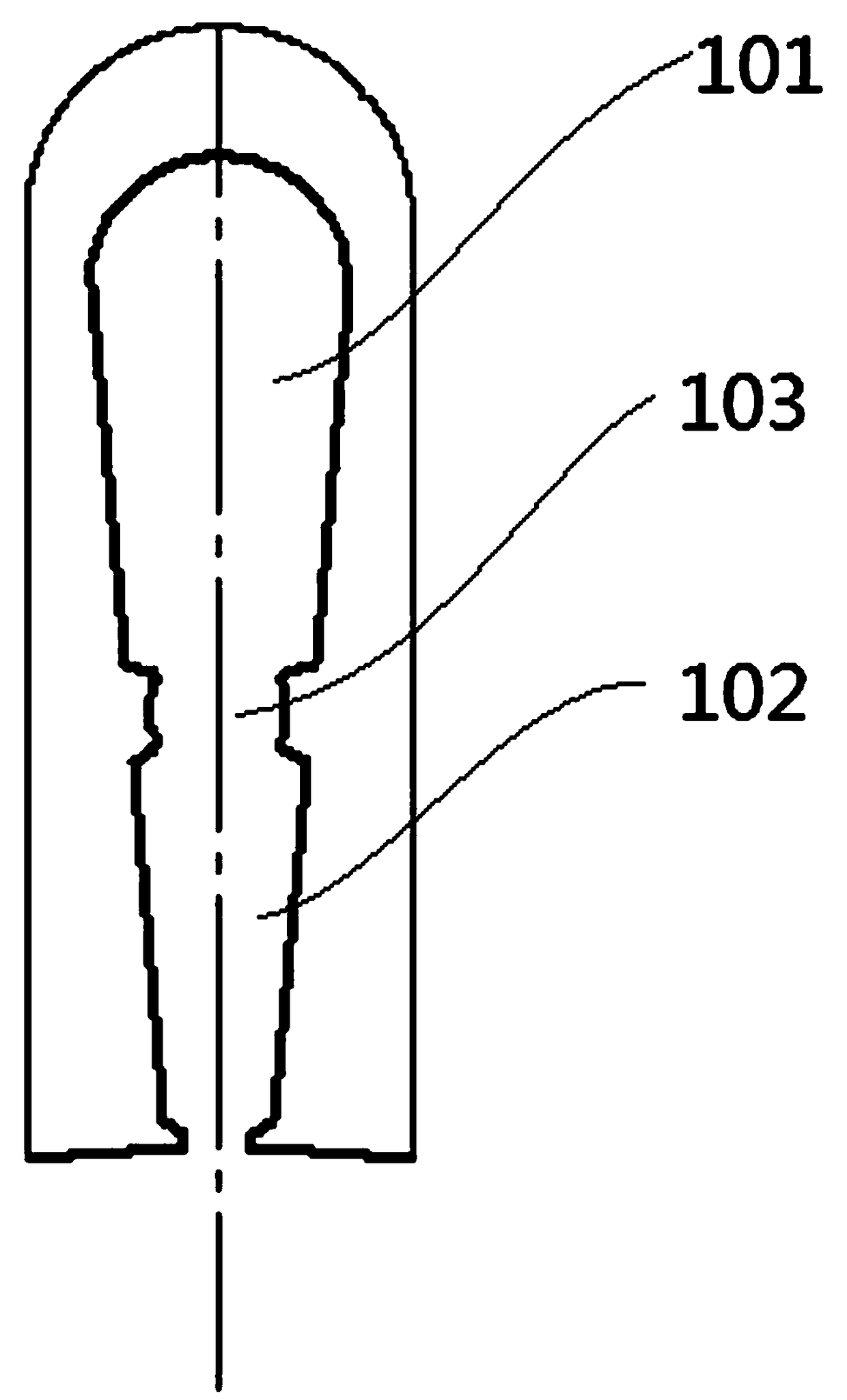 Variable frequency capacity increasing motor stator punching sheet, variable frequency capacity increasing motor stator and stator winding line inserting method