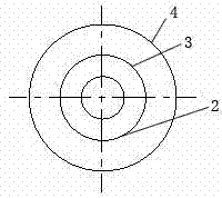 Tubular/cylindrical mud residue internal reflux mud-water high-efficiency separation device