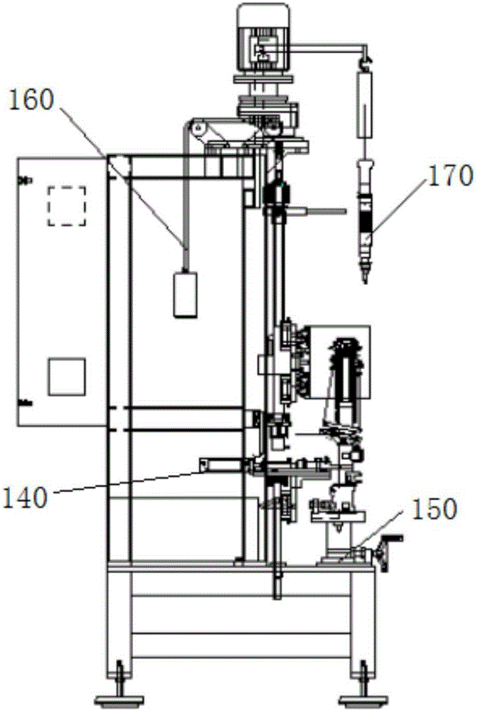 Press-fitting machine for shock absorber strut assemblies