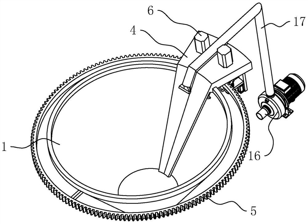 Waste sorting and recycling device for CNC machining equipment