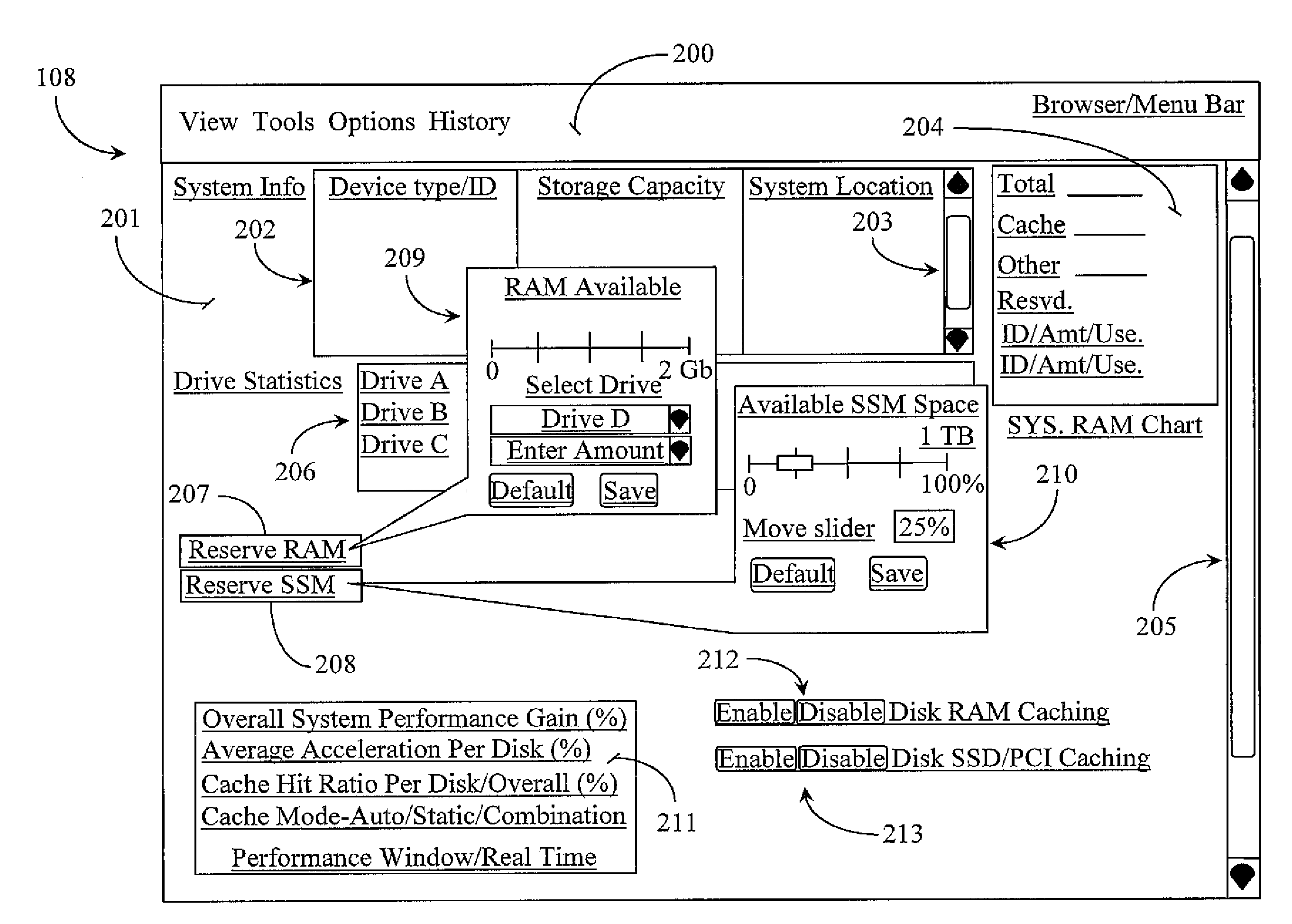 Method for Controlling Performance Aspects of a Data Storage and Access Routine