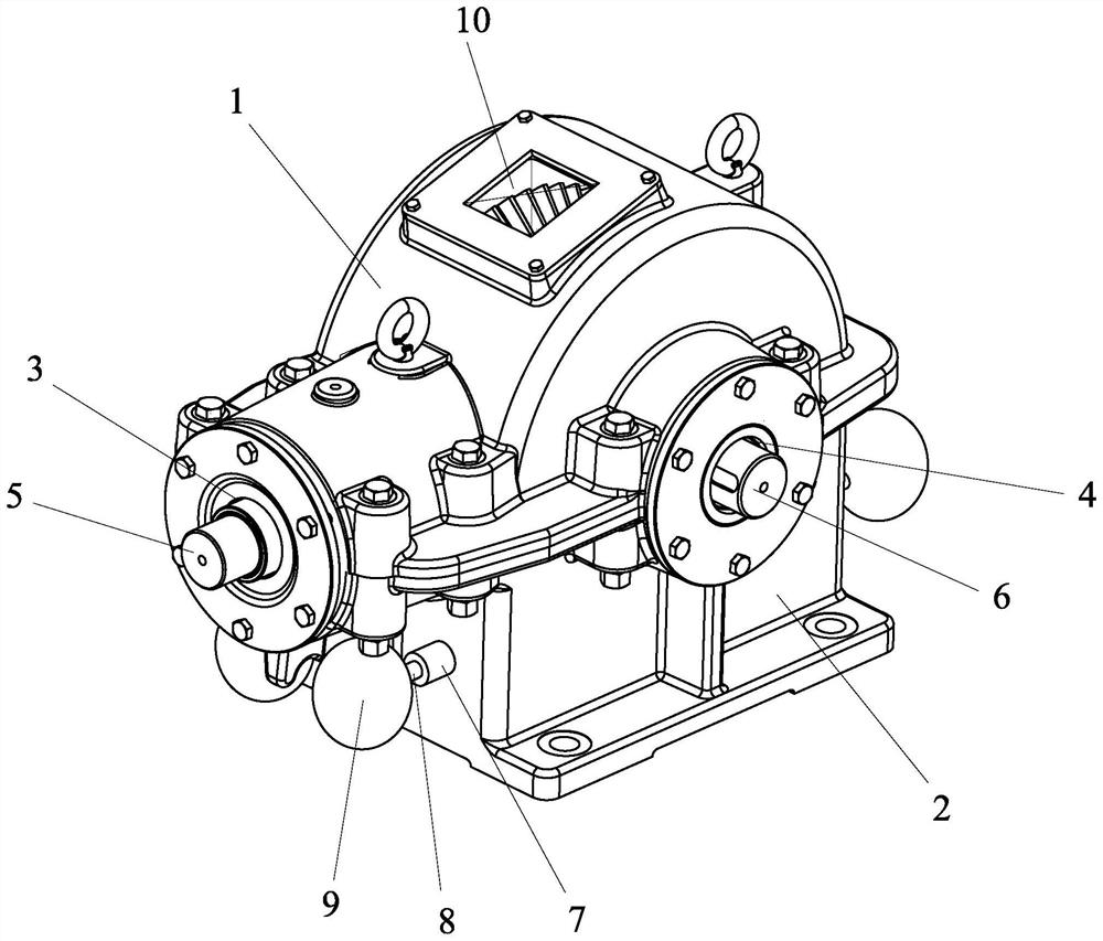 A submerged reducer