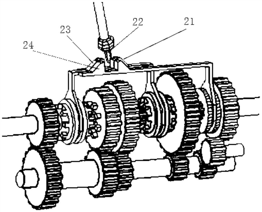 Double-MCU automatic transmission control system with quick gear shifting mode