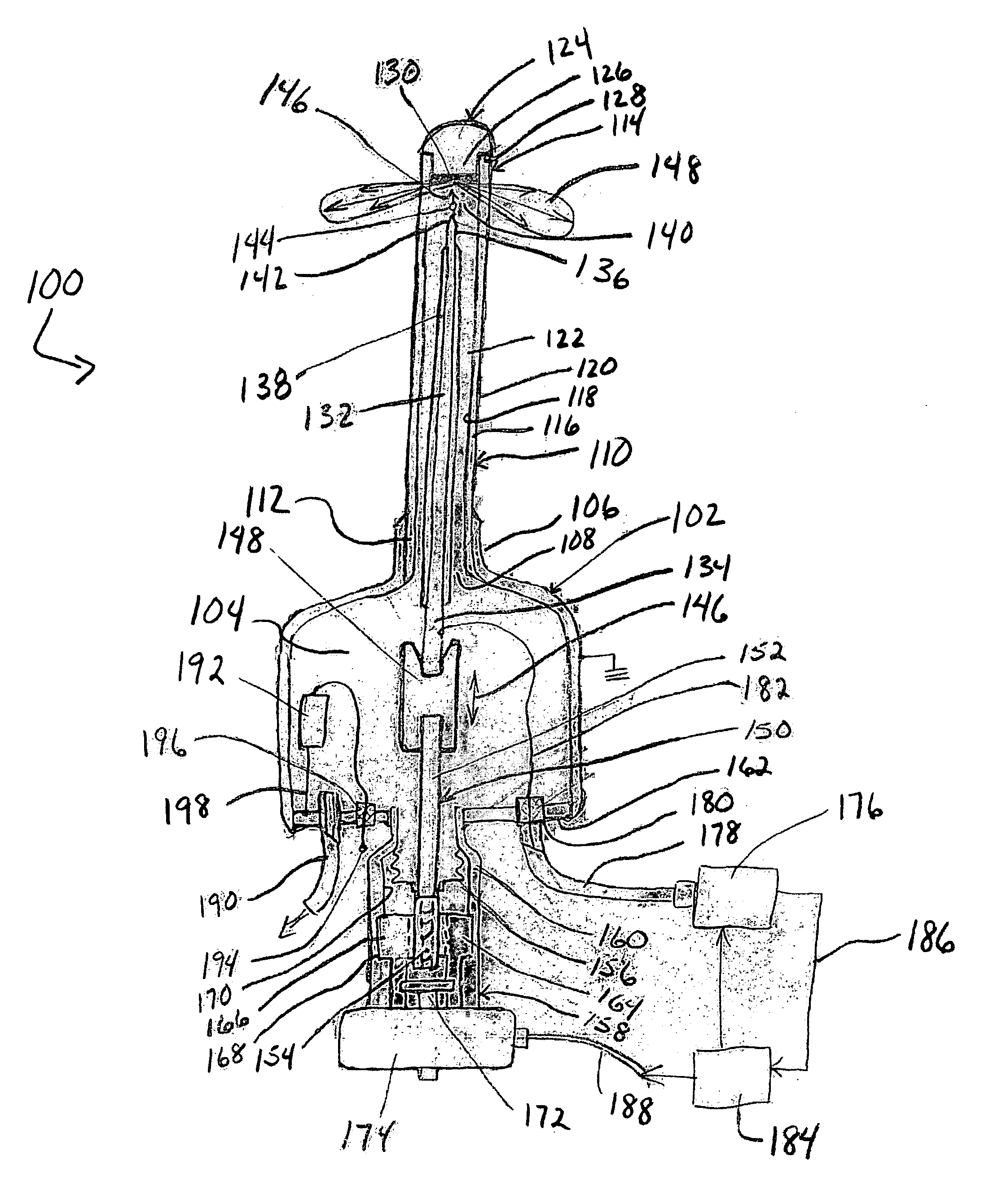 X-ray apparatus with field emission current stabilization and method of providing x-ray radiation therapy