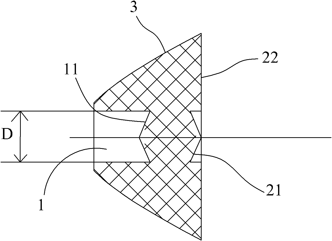 Condenser lens of LED (light emitting diode)