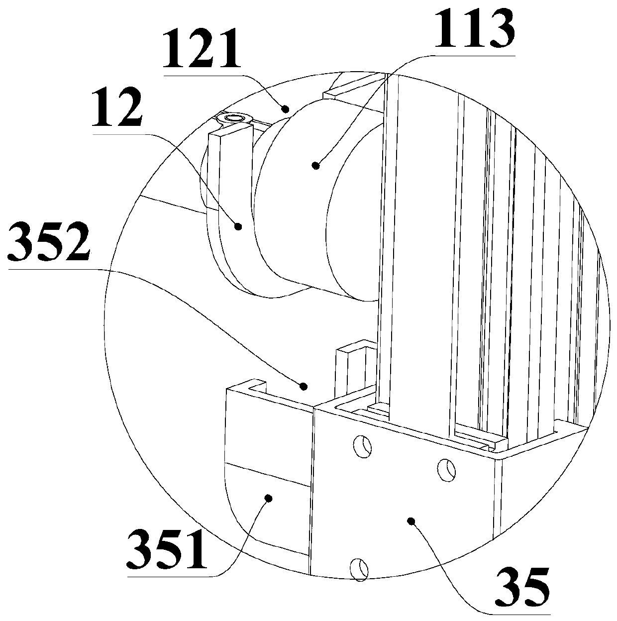 Automatic clothes storing and taking device