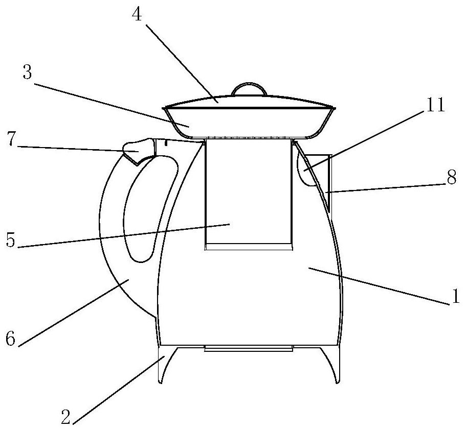 A multifunctional portable kettle and its control method