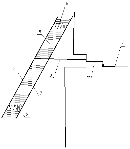 Drilling cuttings amount testing device and method based on pressure sensor