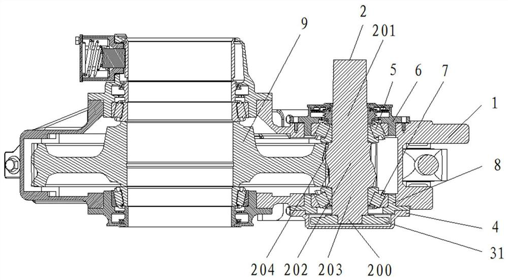 Gear box, bogie and railway vehicle