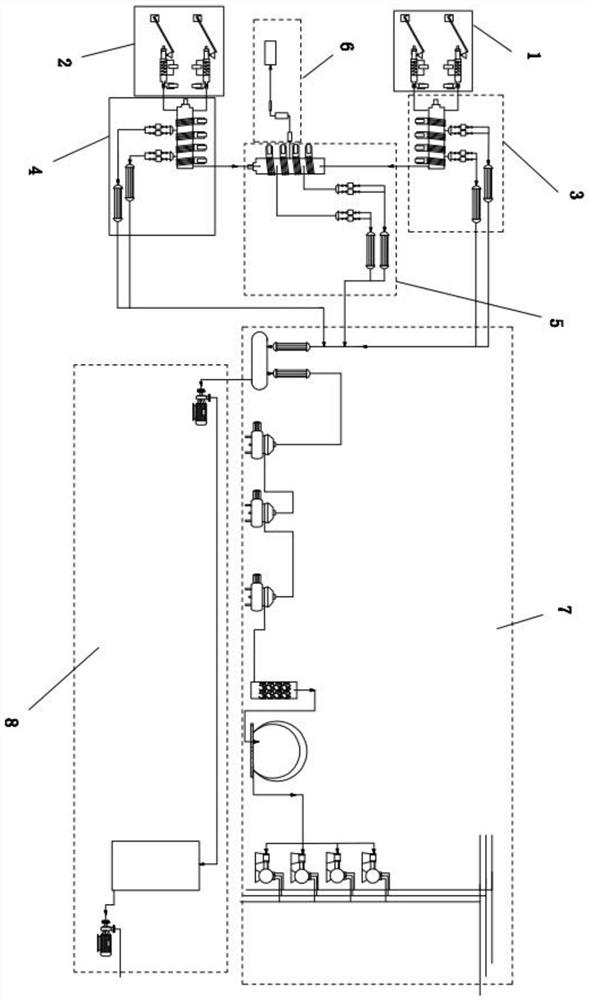 Large-scale and continuous waste organic matter energy conversion device