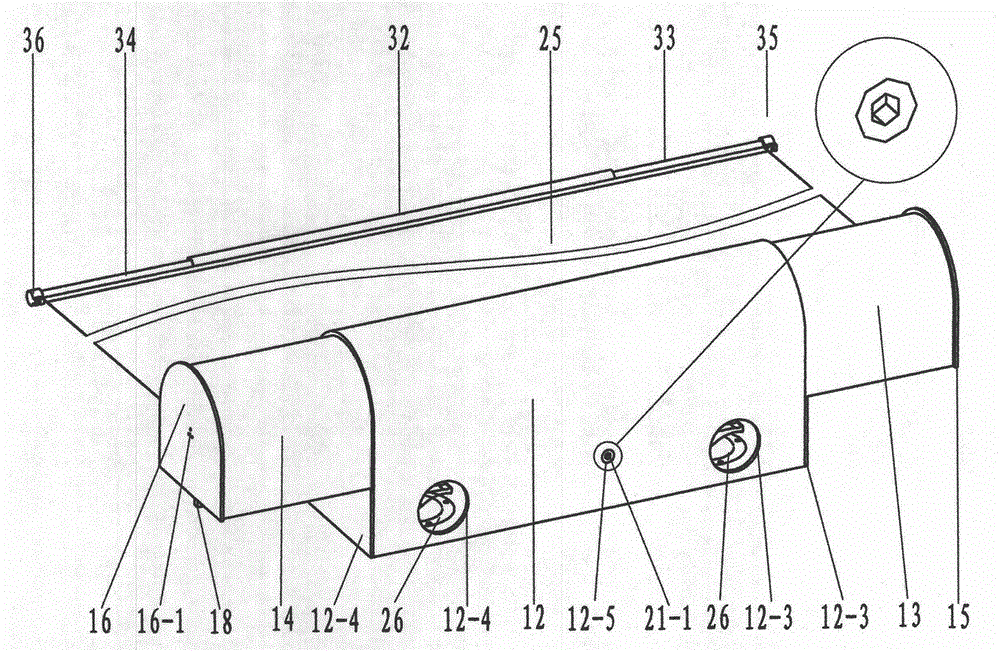 Portable sunshade capable of extending and retracting in three directions, for car