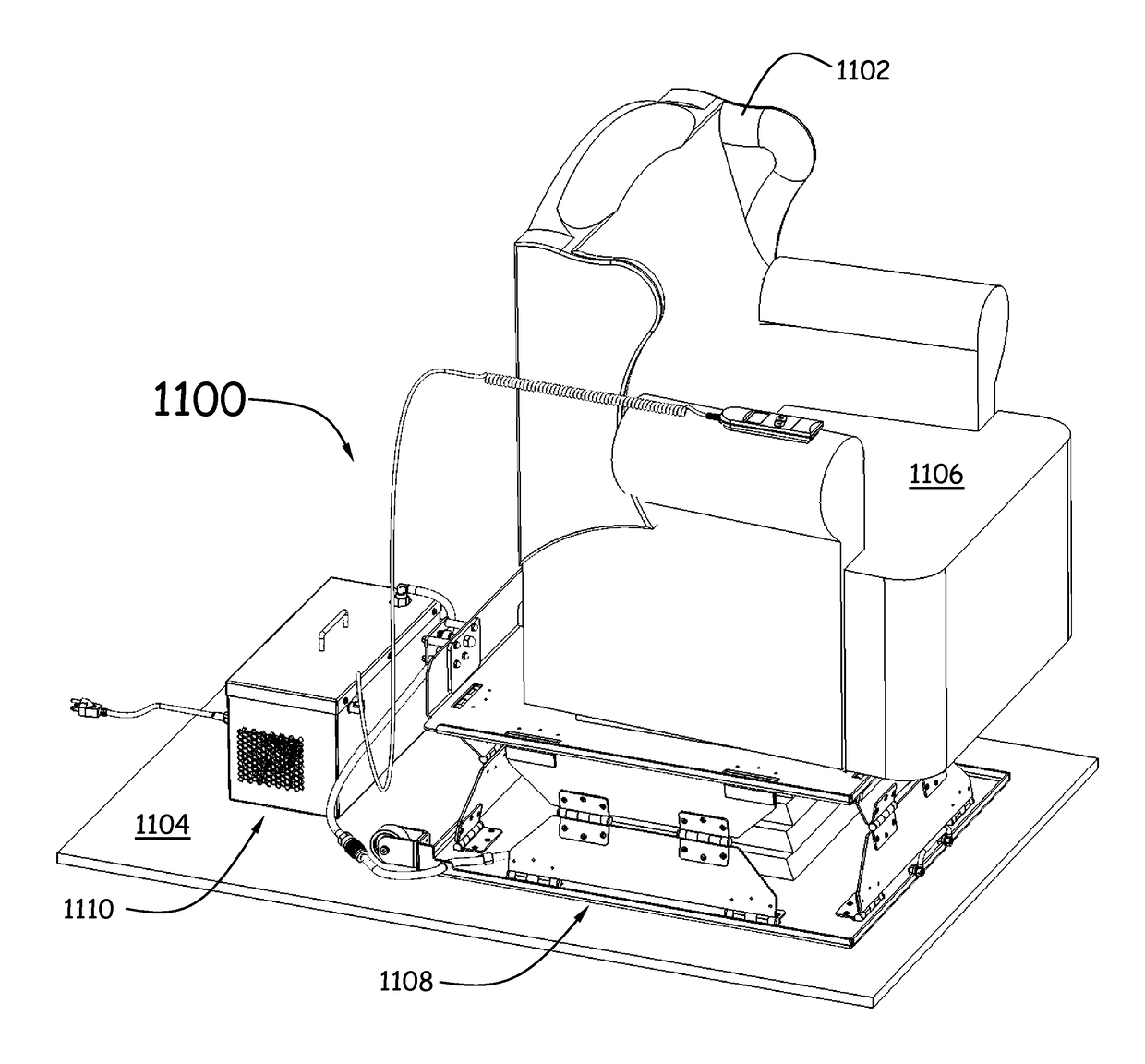 Apparatus for lifting a chair