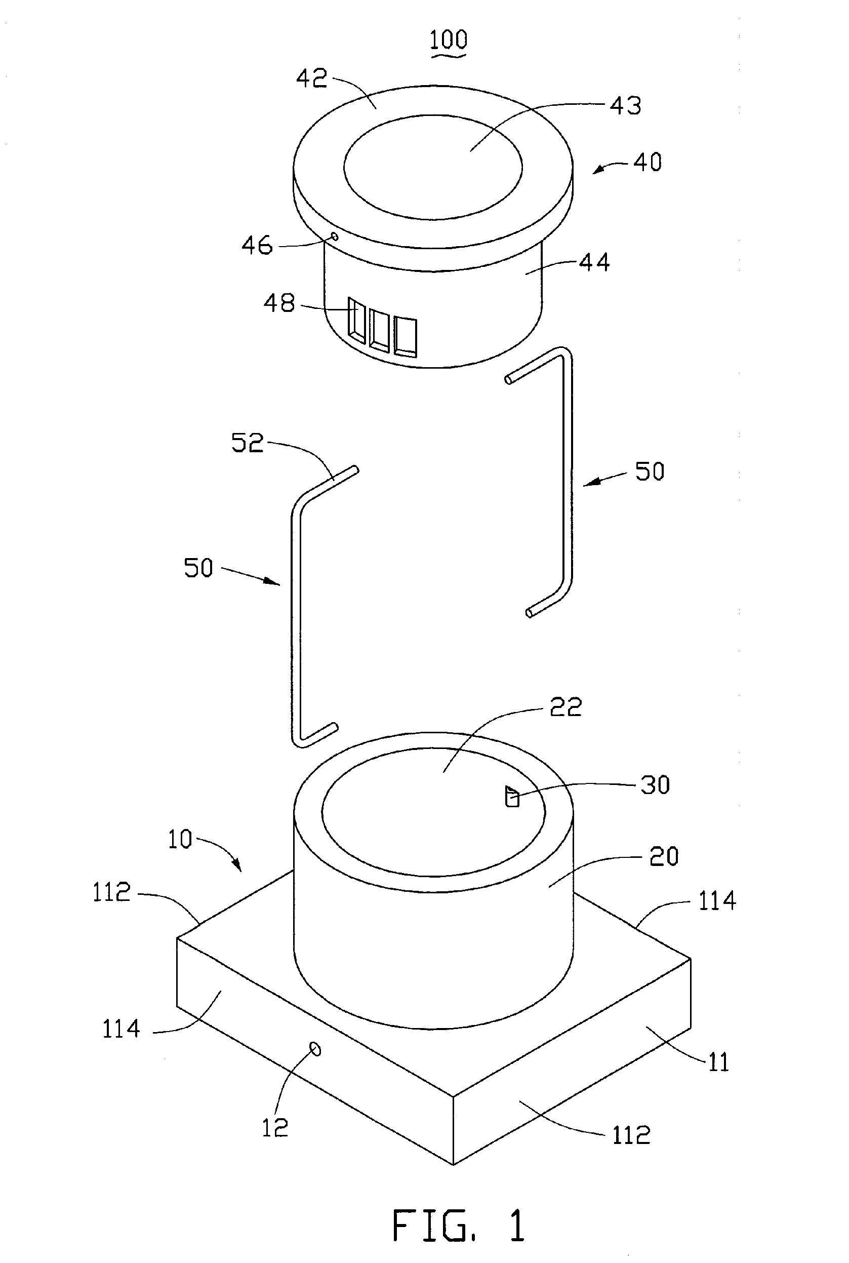 Digital camera module with manual focusing function