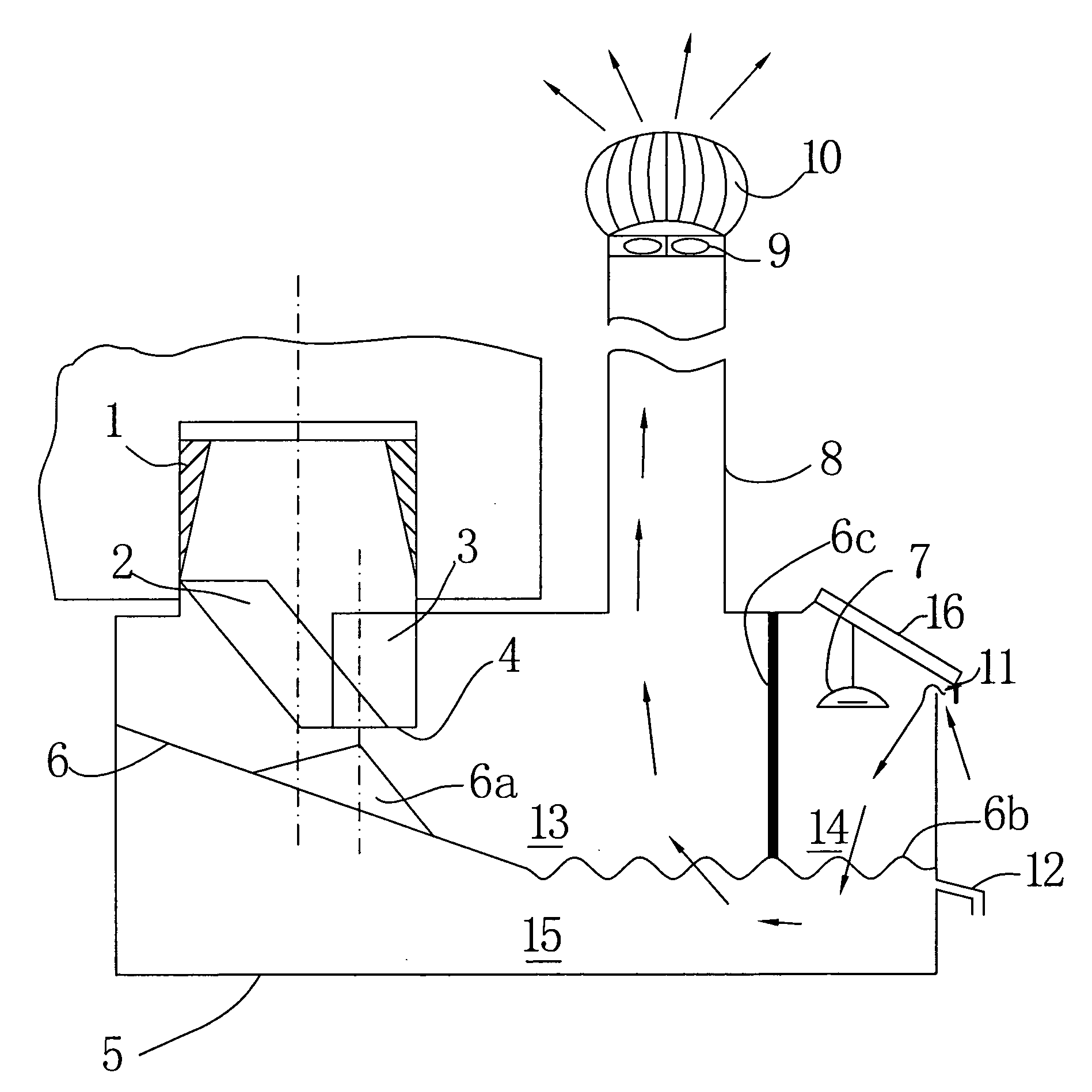 Method and device for treatment of human excrement