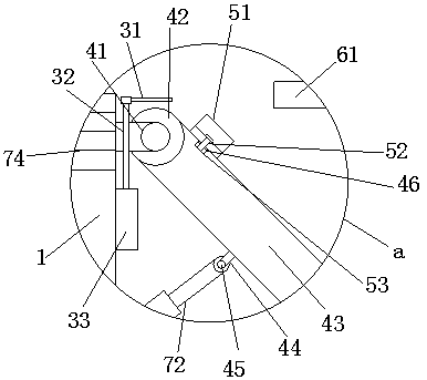 Bagging mechanism of automatic packaging and clothes folding bagging machine