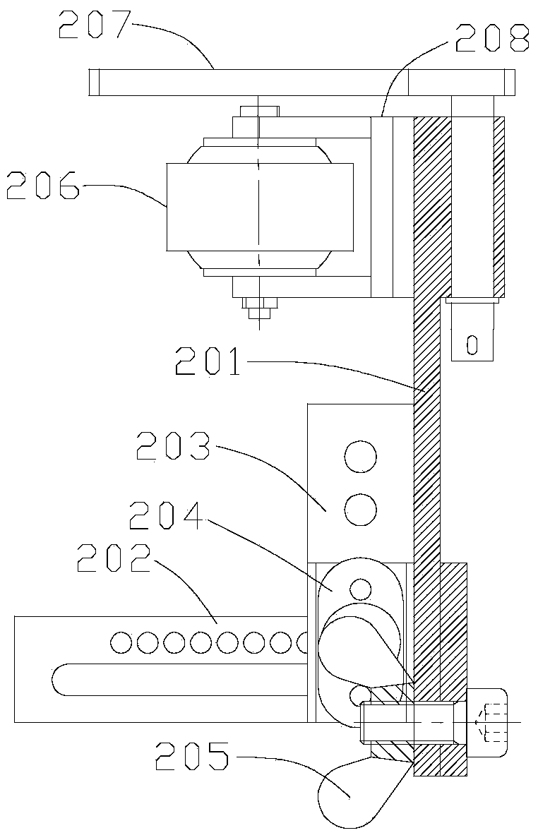 Crane track detection device