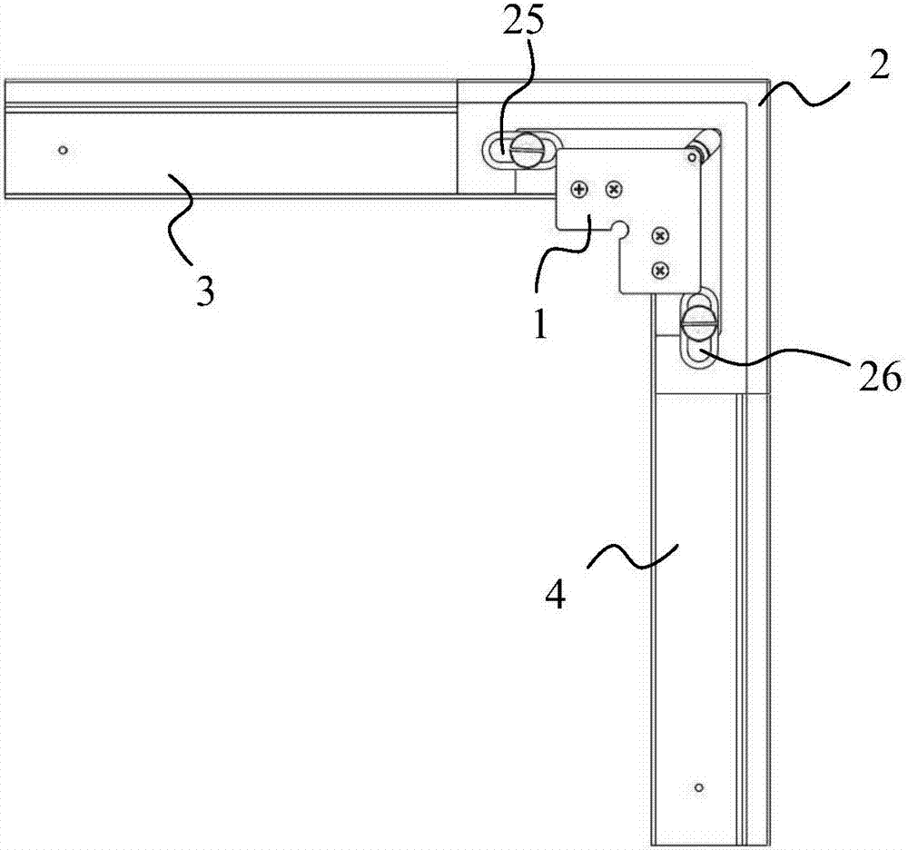 Full sealing structure of corners