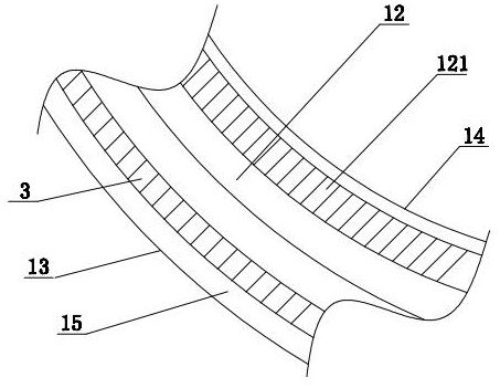 Novel rotating shaft sealing ring