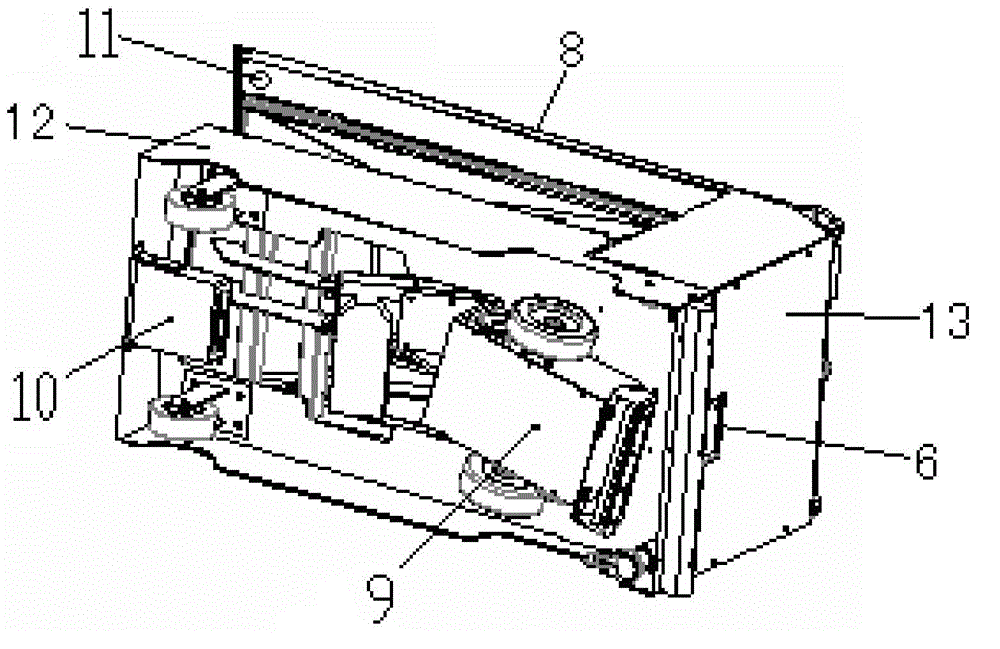 Automatic guided vehicle capable of being automatically butted with working table surfaces at different heights