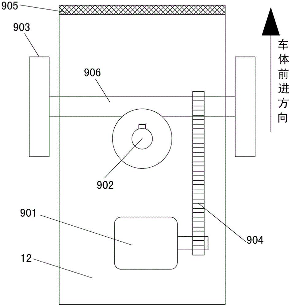 Automatic guided vehicle capable of being automatically butted with working table surfaces at different heights